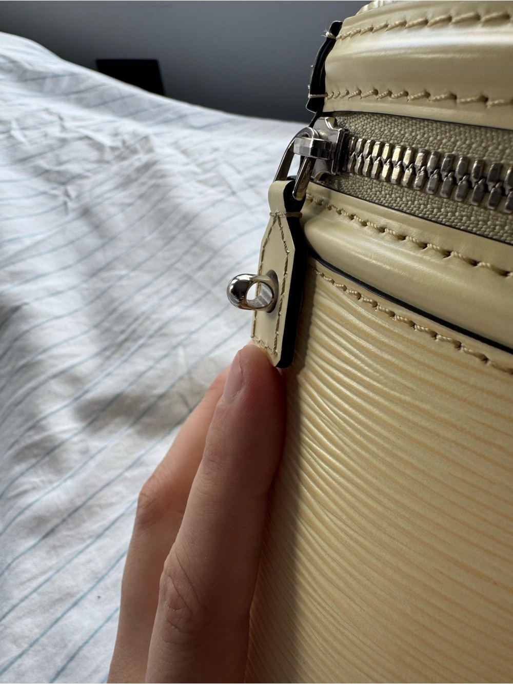 Louis Vuitton Cream Epi Leather 2018 Cannes Bucket Vanity Crossbody Bag - Picture 9 of 9